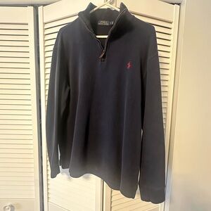 Polo by Ralph Lauren Navy Zip Up Sweater